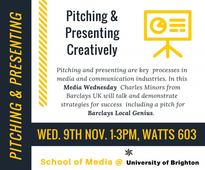 Pitching and presenting flyer