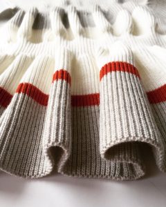 Close up of knitwear by Rachel Wells