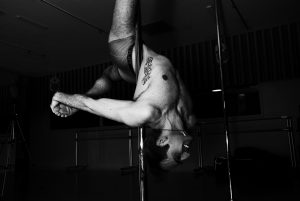 Mens competitive pole Dancing