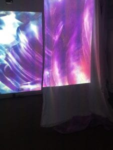 Projection onto hanging