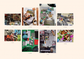 collection of student collages
