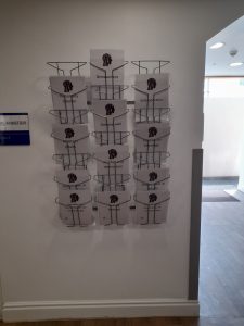 leaftlets in a hospital