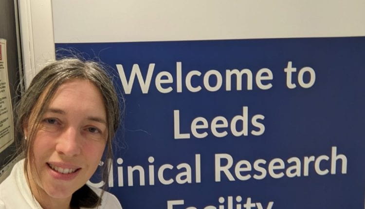 Fiona Walker on placement at the Leeds Clinical Research Facility