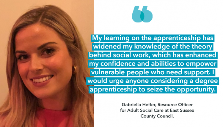 Gabriella Heffer, Social Worker Degree Apprentice