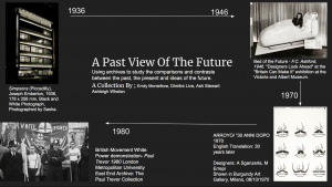 Screen shot of the presentation "A Past view of the Future".