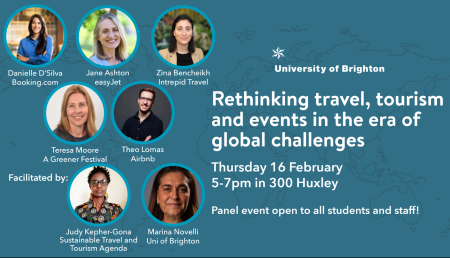 Rethinking travel, tourism and events in the era of global challenges event 16 Feb