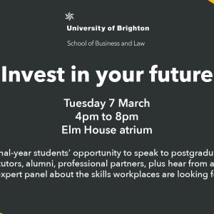 Invest in your future event brings together students, alumni and businesses