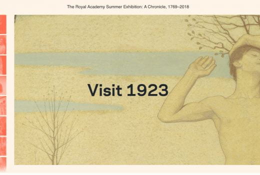 1923 view of Royal Academy exhibition chronicle