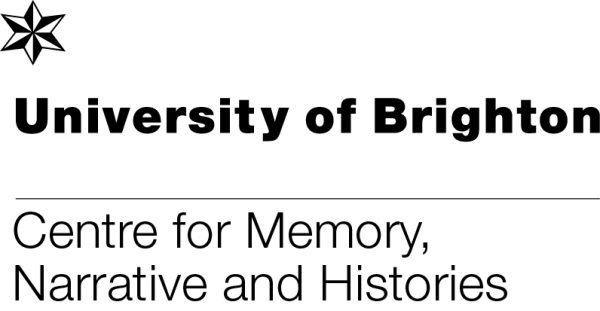 logo for the Centre for Memory, Narrative and Histories. University of Brighton. Mostly text with a star in top left corner