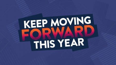 Keep moving forward Clearing graphic