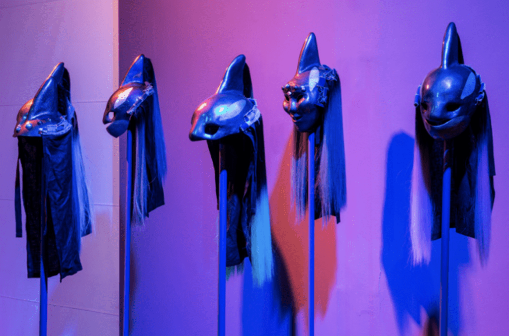 masks in gallery