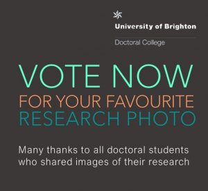 Text stating Vote now for your favourite research photo