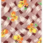 Abstract fabric design with white wickerwork abstract from Walter Fielden Royle collection