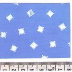 Fabric design with white square motif arranged on blue background Walter Fielden Royle collection