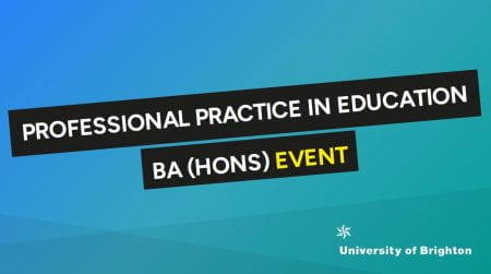 Professional Practice in Education BA (Hons) event logo