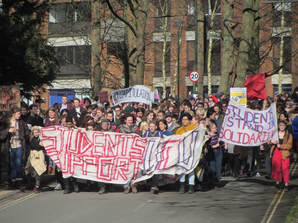 student demonstration