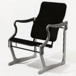 A 1980s designed easy chair