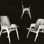 Three wooden adjustable chairs