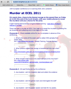 Murder at ECEL
