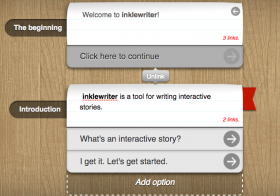 Tools for writing interactive stories