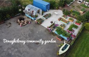 View of community garden