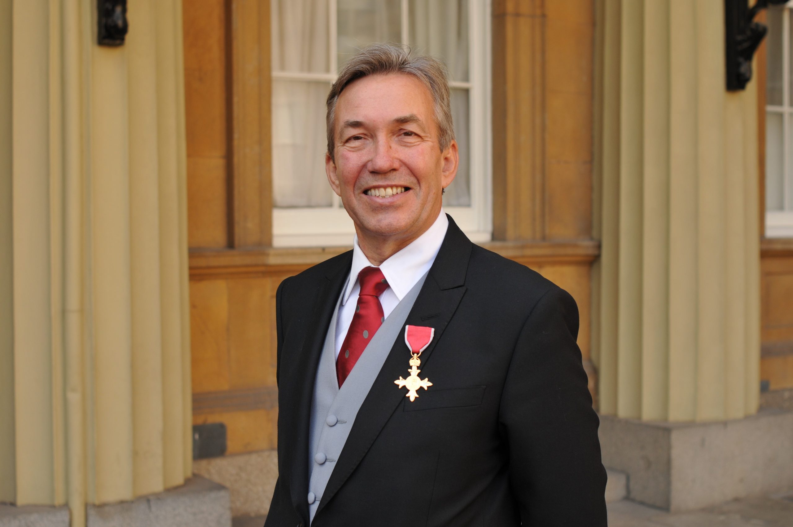 Nick with his OBE