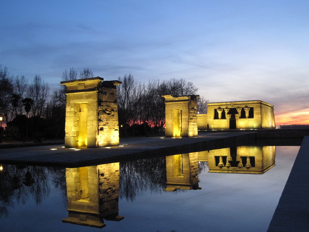 Templo de Debod, Madrid. Photograph by Amy-Lou Bishop. 15 February 2013