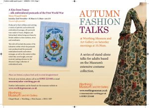 Fashion talks leaflet