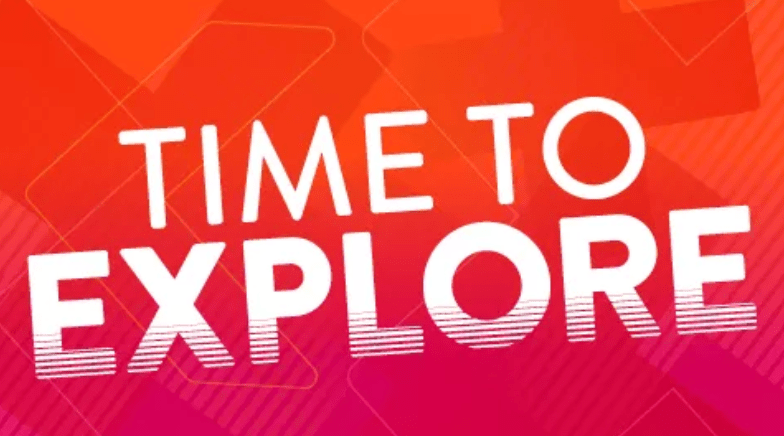 time to explore graphic
