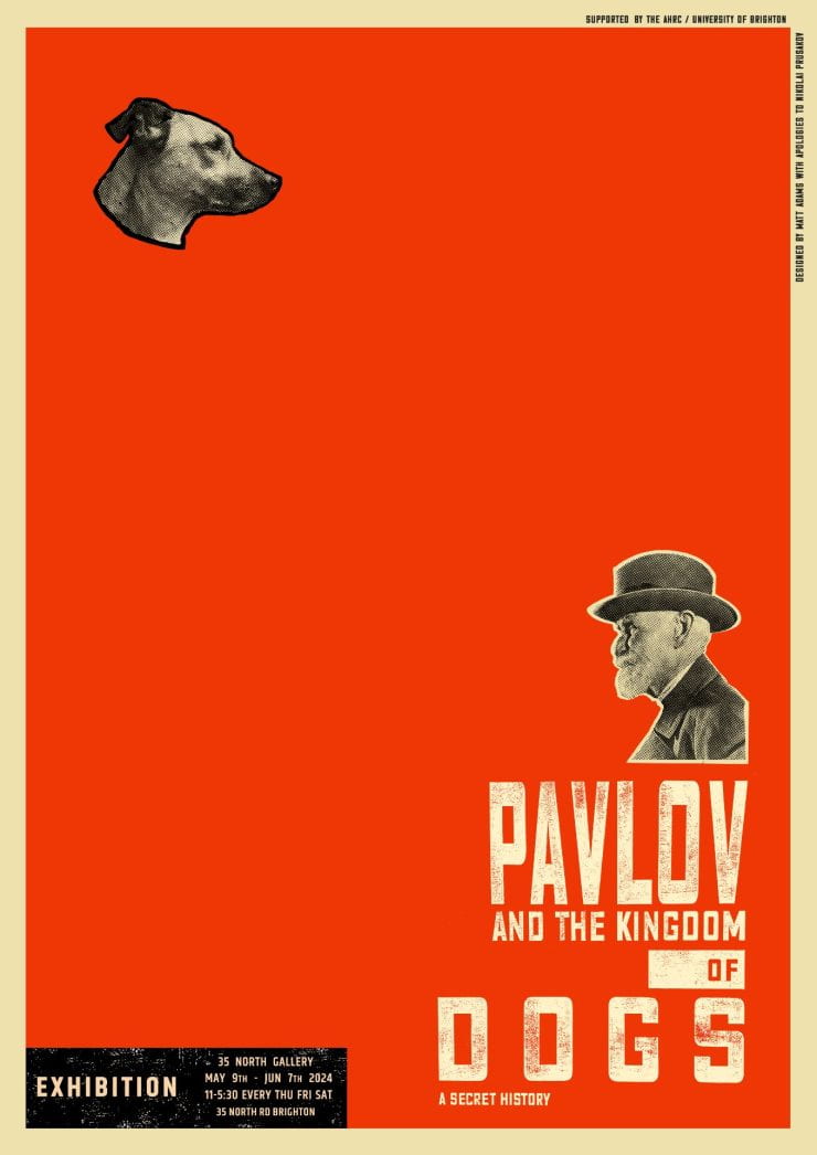 pavlov's dog exhibition poster
