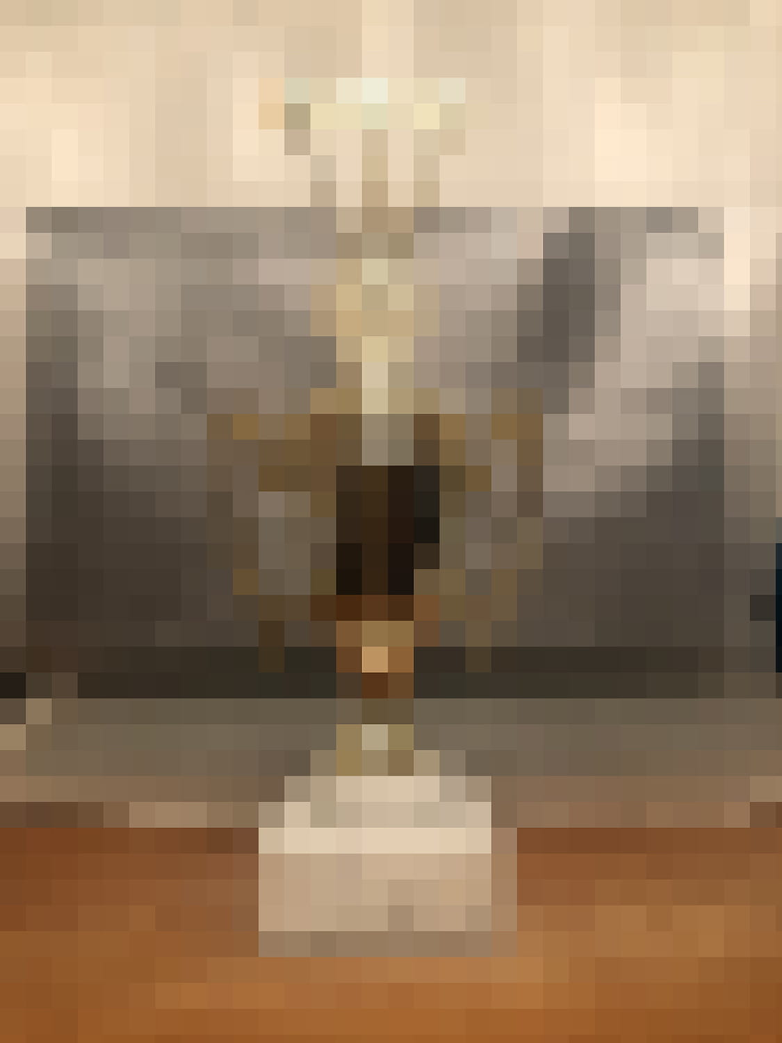 Pixelated image of a trophy