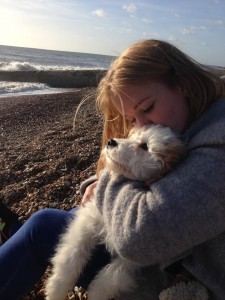 Oscar's first trip to the beach and my first blog post, seems appropriate don't you think?