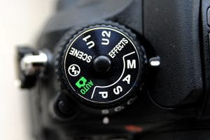 Image showing the D750's camera mode dial