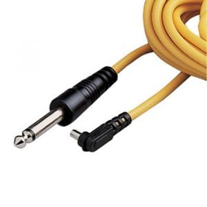 image of a yellow sync lead
