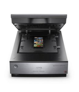 Photo of an epson negative and flatbed scanner