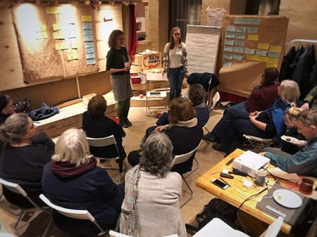 Participants discuss the potential use and usefulness of the new platform in several break-out sessions. (source: ScholzConstructors 2019)
