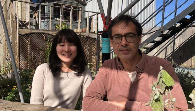 Academic visitor Akane Bessho, University of Tokyo, and Prof. André Viljoen, University of Brighton (source: Dong Chu 2019)