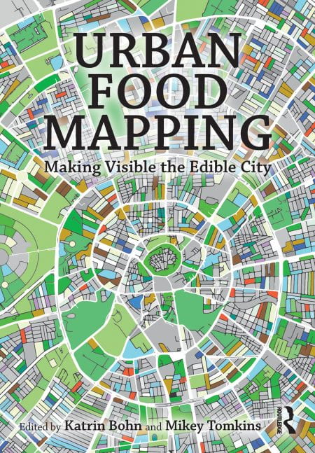 Draft book cover for the Urban Food Mapping book. (source: Mikey Tomkins and Routledge 2023)