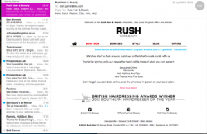 Rush email
