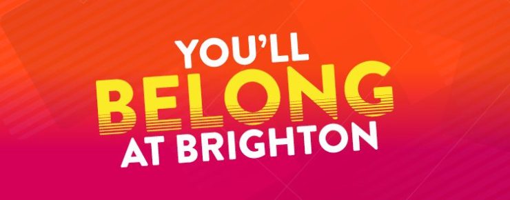 You'll belong at Brighton graphic