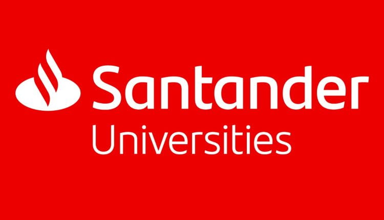Santander bank logo for universities