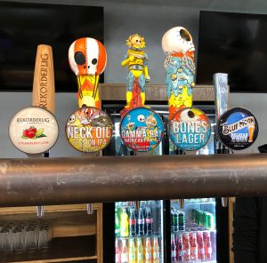 Beers on tap at the Venue