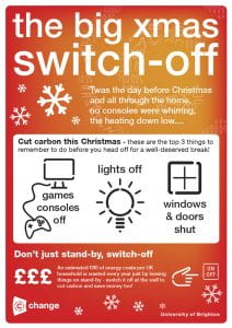 Big Xmas Switch Off poster 