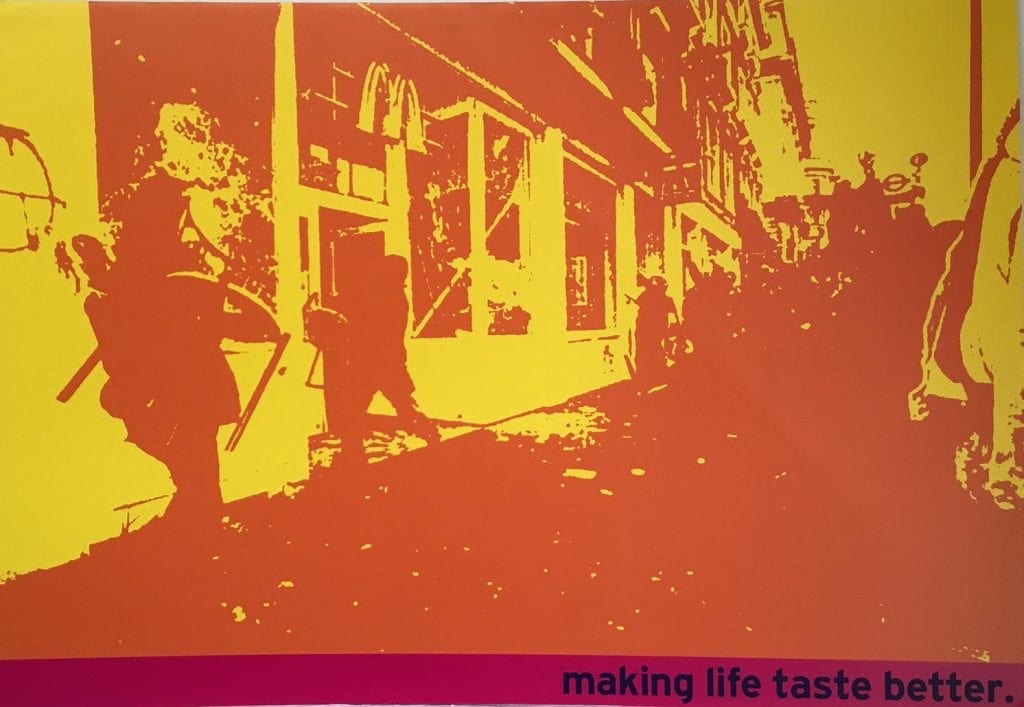 image text poster, Making Life Taste Better