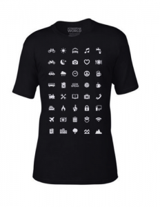 The IconSpeak t-shirt was made by ex-US military. Available here: https://iconspeak.world/