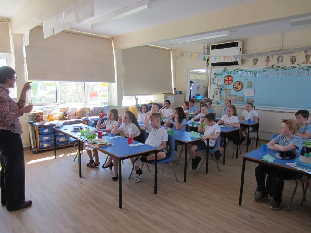 class room of children