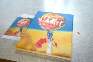 painting of a lollipop