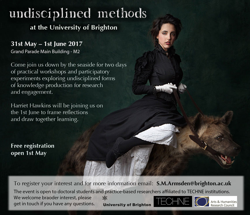 Unsciplined methods event poster