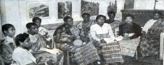 West African students in 1950