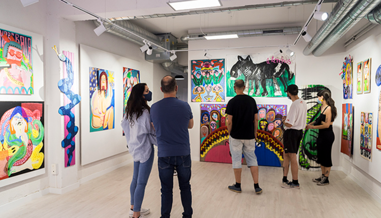 Opening of the exhibition 'Welcome to the circus!' at La U mutante' in Spain